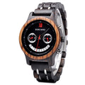 Montre à quartz en bois classique en bois