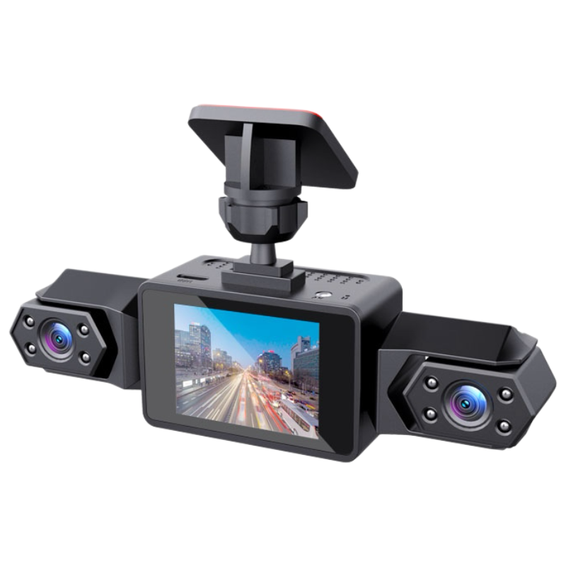 1080P enregistreur de conduite haute définition avec quatre objectifs