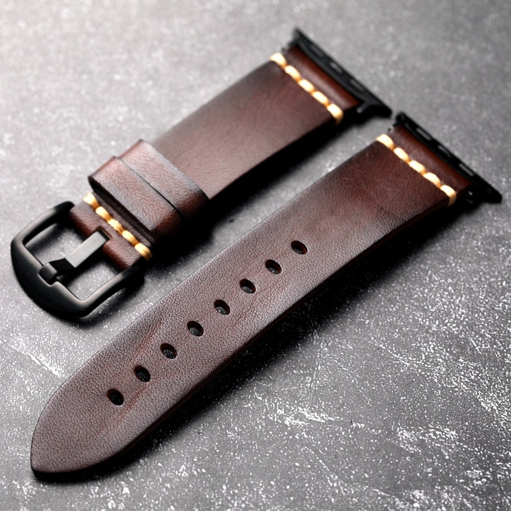 Bracelet en cuir fait à la main Ultra première couche