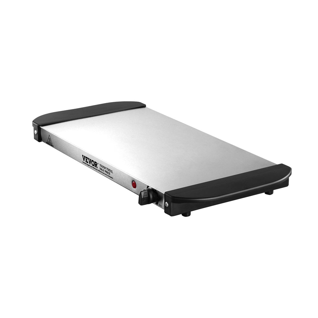 VEVOR Électric Warming Tray Buffet Food Warming W Temp Control Acier inoxydable