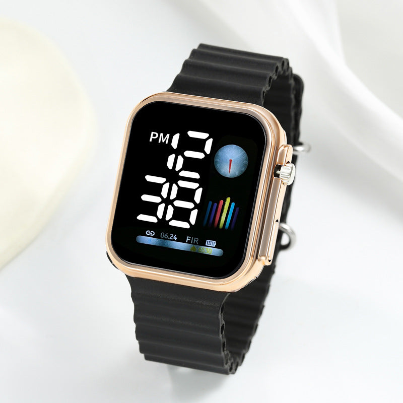 Une montre numérique élégante pour les étudiants qui suivent le temps