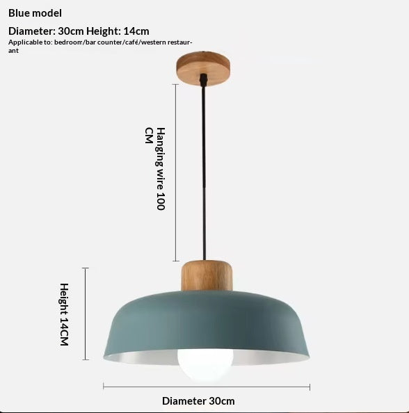 Nordic Restaurant Chandelier Macaron Bedside Lamp