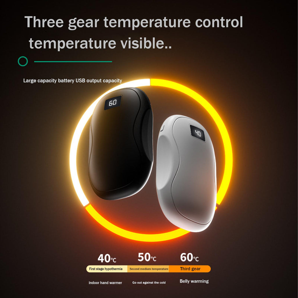 Display numérique de la main réutilisable de Warmer électrique USB Rechargeable Power Bank pour