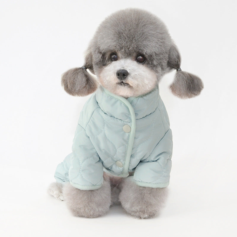 Vêtements pour animaux de compagnie Vêtements d'hiver Vêtements pour chiens chauds à quatre pattes en coton