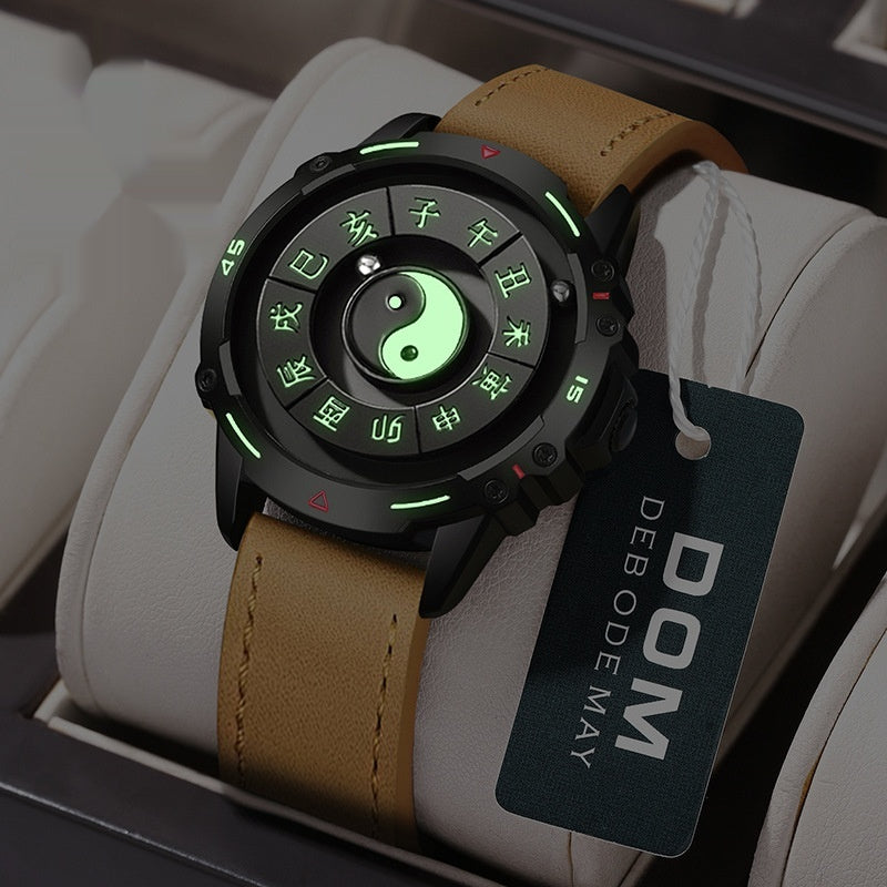 Bagua Maglev boule magnétique montre 12 heures