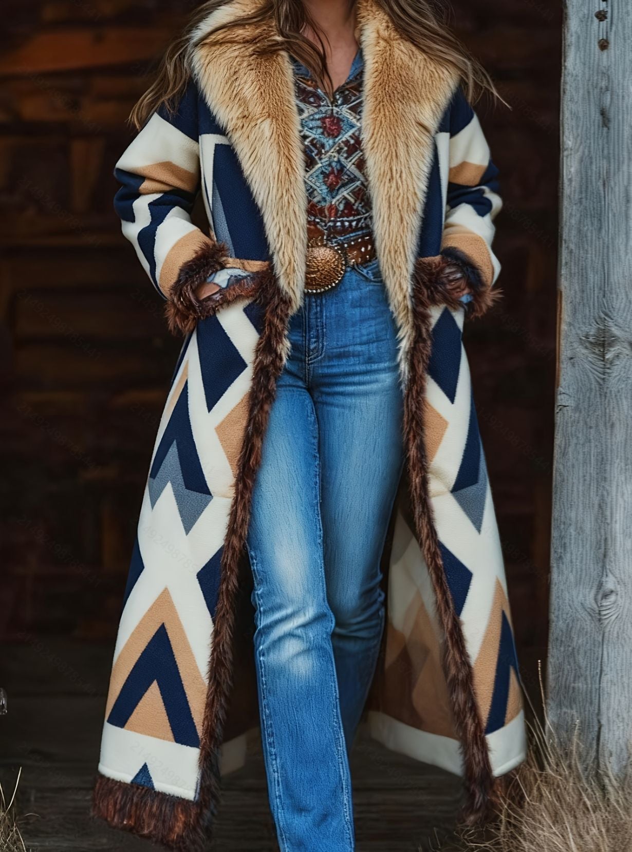 Retro-style En peluche brise-vent mode et chaud pour l'automne et l'hiver