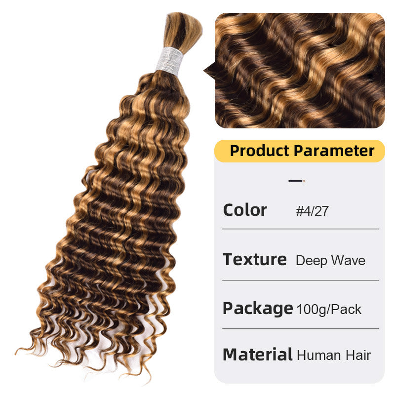 Deep Wave femmes extension cheveux vrac