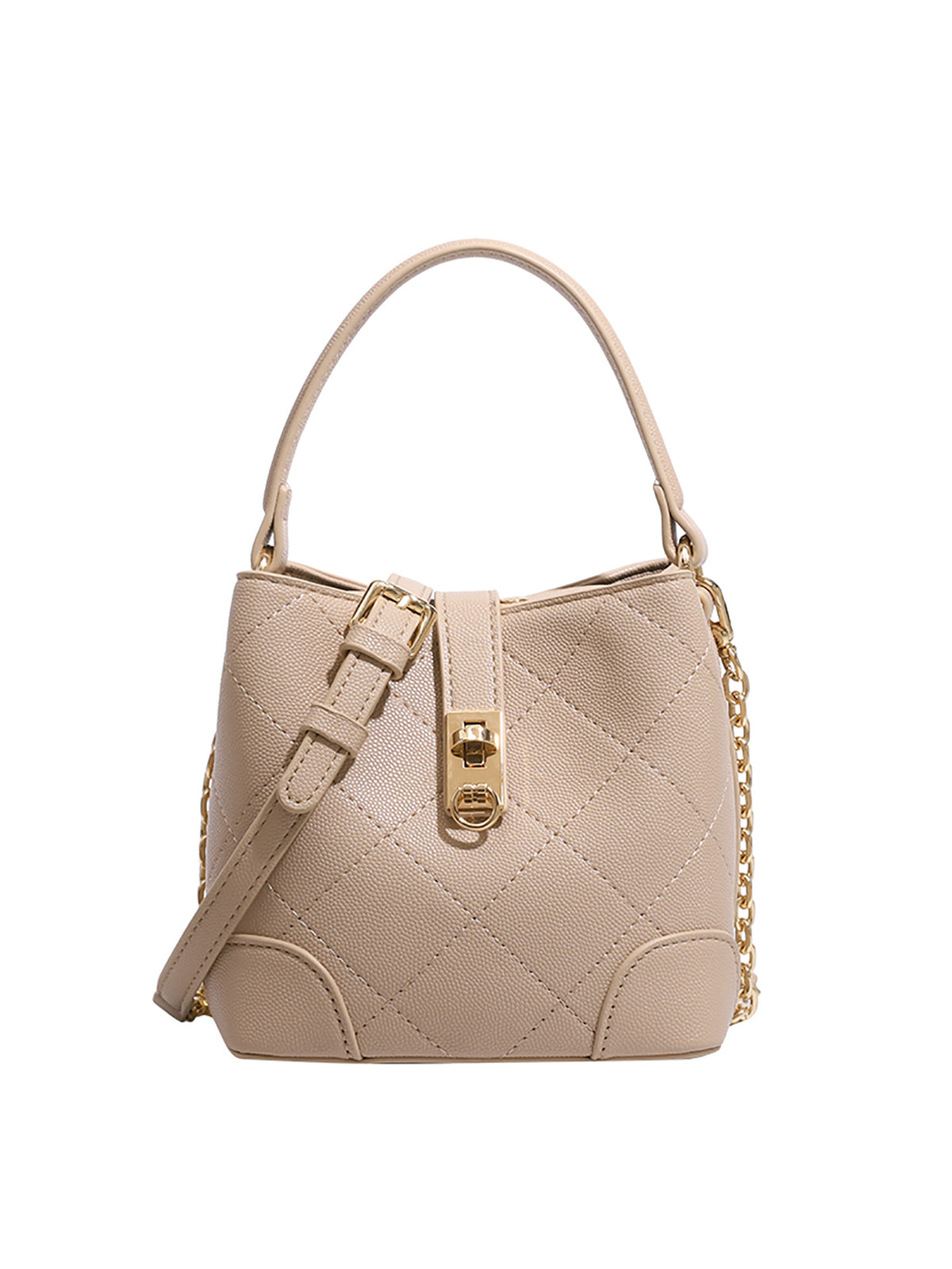 Mini sac à seau en diamant pour femmes