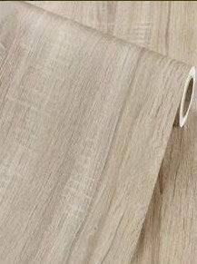 Autocollant mural autocollant étanche - White Maple Wood-40 * 100 -1 pack