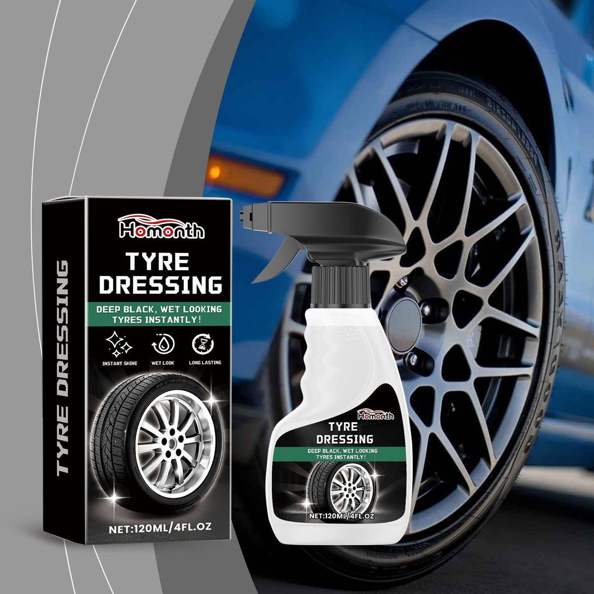 HOMONTH Automotive Tire Shine Spray