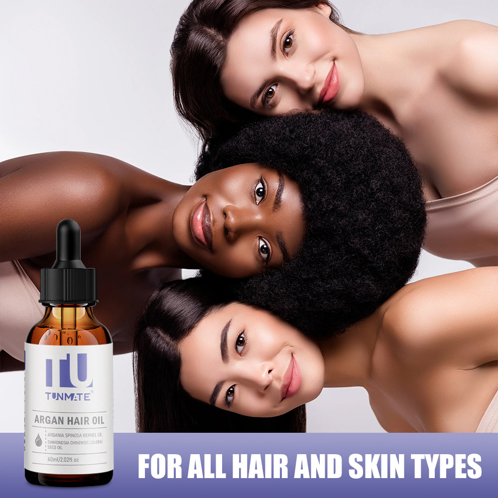 Tunmate huile de cheveux d'argan marocain