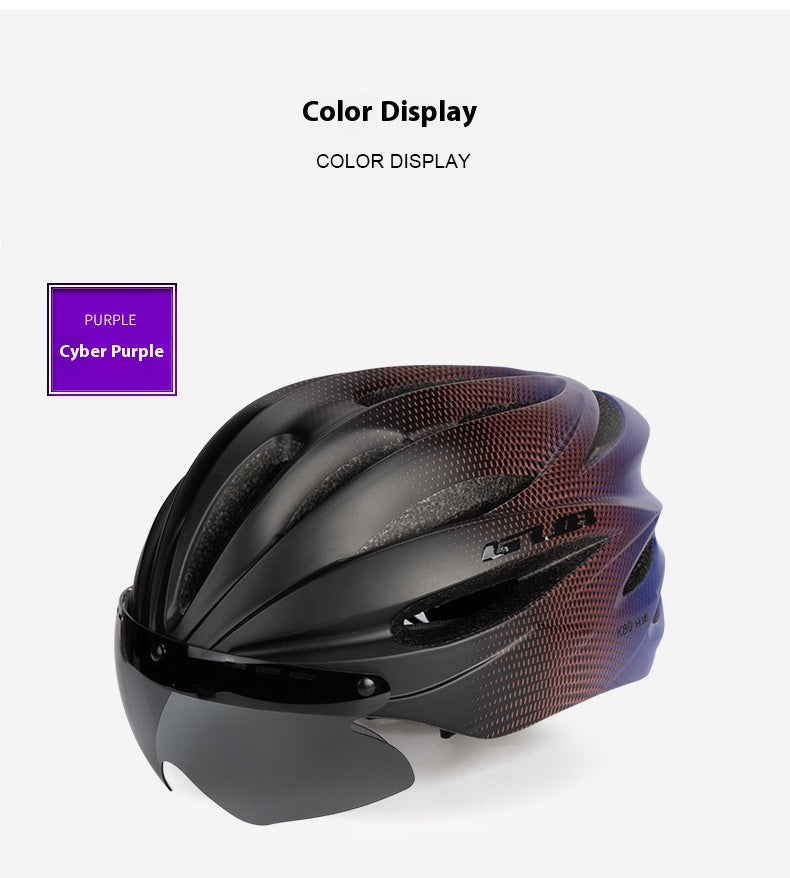Casque d'équitation intégré VTT Gants magnétiques
