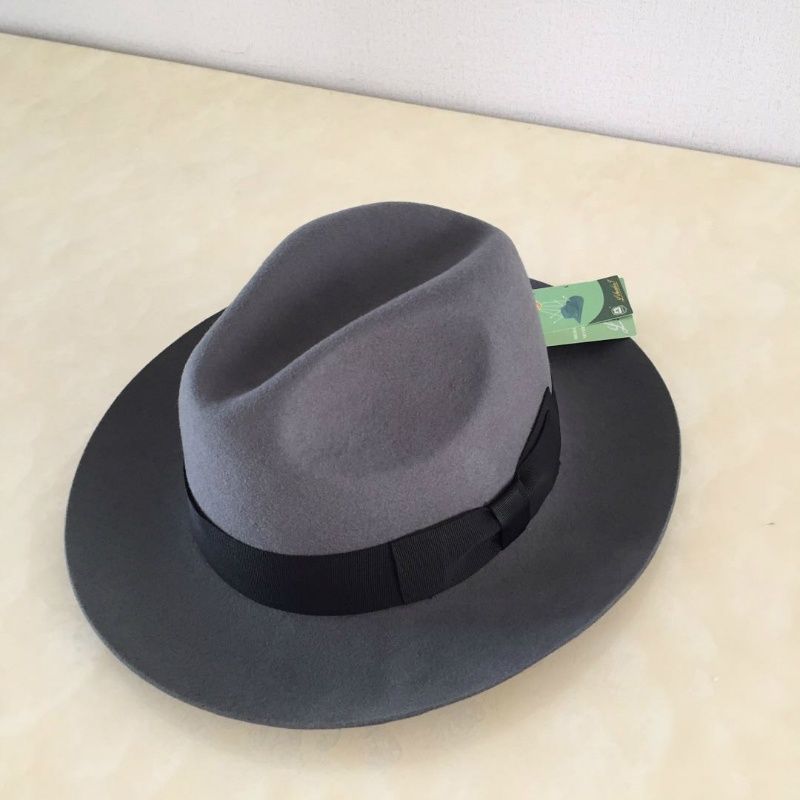 AutomneHiver Arrivée Shanghai Beach Pure Wool Fedora