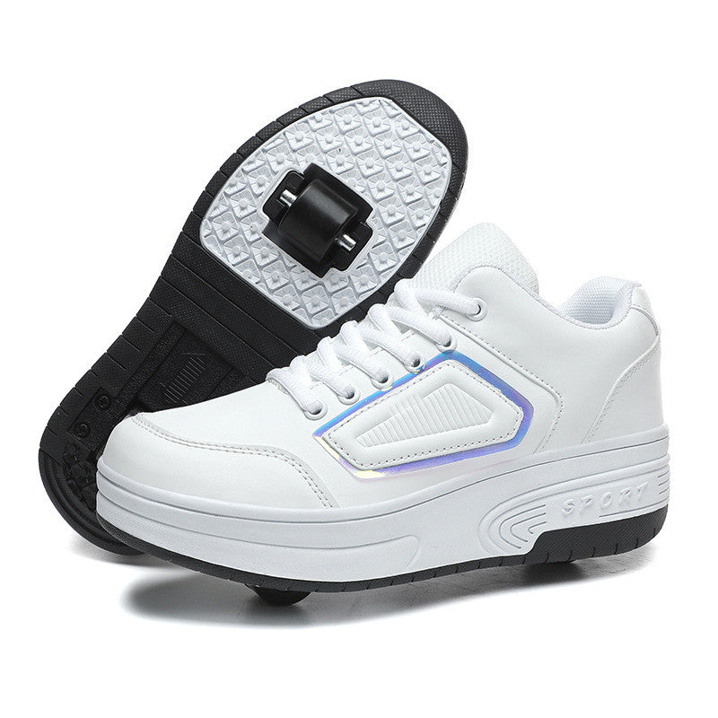 Girls' and Boys' Fashion Sports Two-Wheel Storm Shoes
