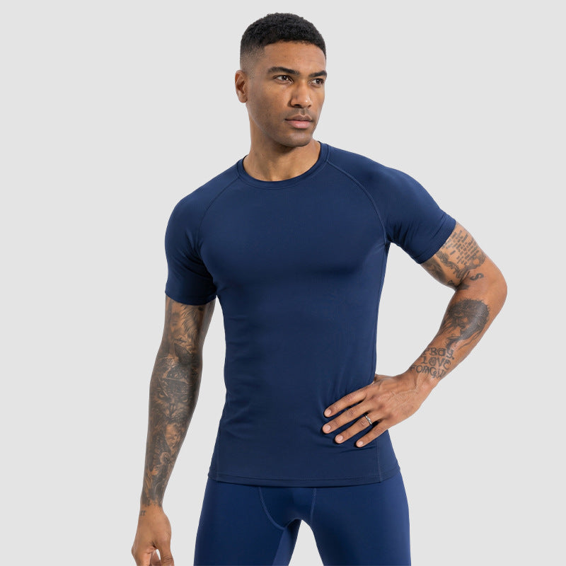 Chemise à manches courtes respirante Mesh pour hommes
