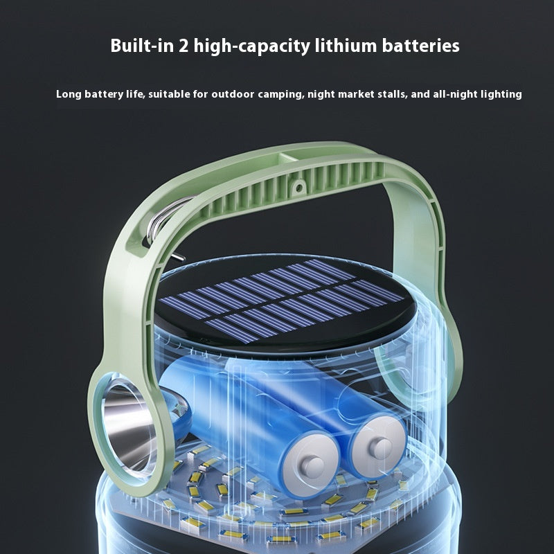 Solaire multipaire réglable extérieur Portable Charge Camping Lanterne