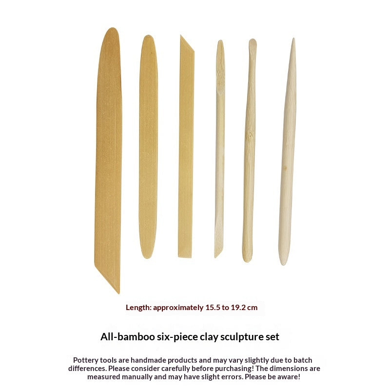 Ensemble d'outils de poterie et de sculptation en argile