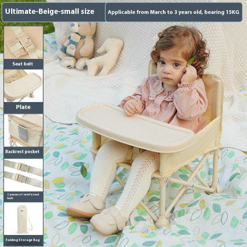 Baby Picnic Chaise Outdoor Beach Camping Tabouret Portable Polding Photographie Apprentissage Seasid