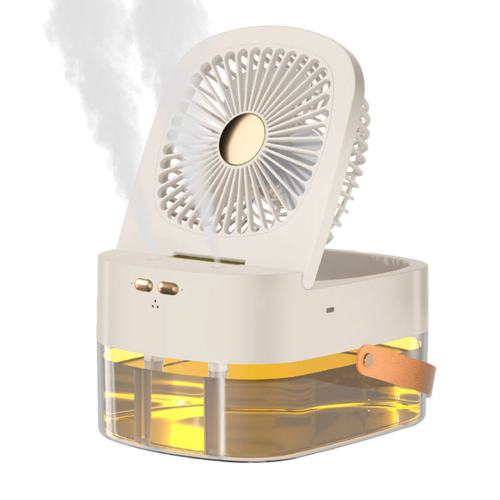 Ventilateur humidifiant Télécommande de bureau Timing Mini Air Cooler Big Wind Mute USB Char