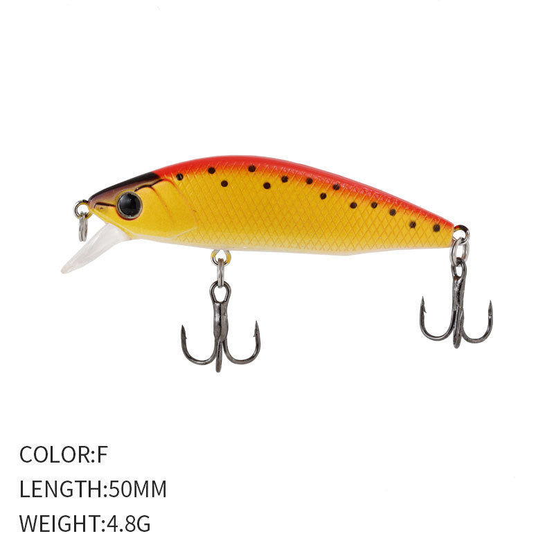 Long jet submergé Minoluya Bait Micro Objet Cheval Bouche Blanc Barre Faux