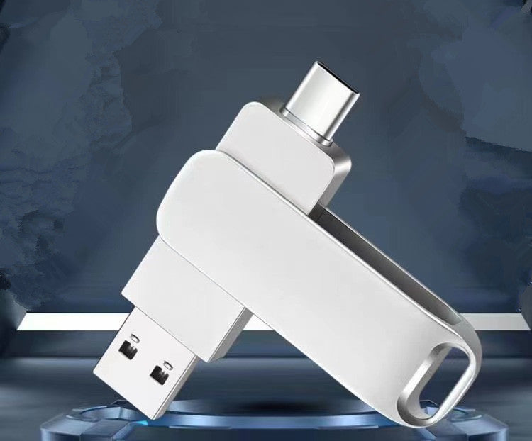 Mobile USB Drive rotative métal ordinateur cellulaire à double usage transmission rapide