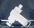 Mobile USB Drive rotative métal ordinateur cellulaire à double usage transmission rapide