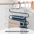 Pantalon en forme de S rack-Iron pantalon rack-White-1 pack