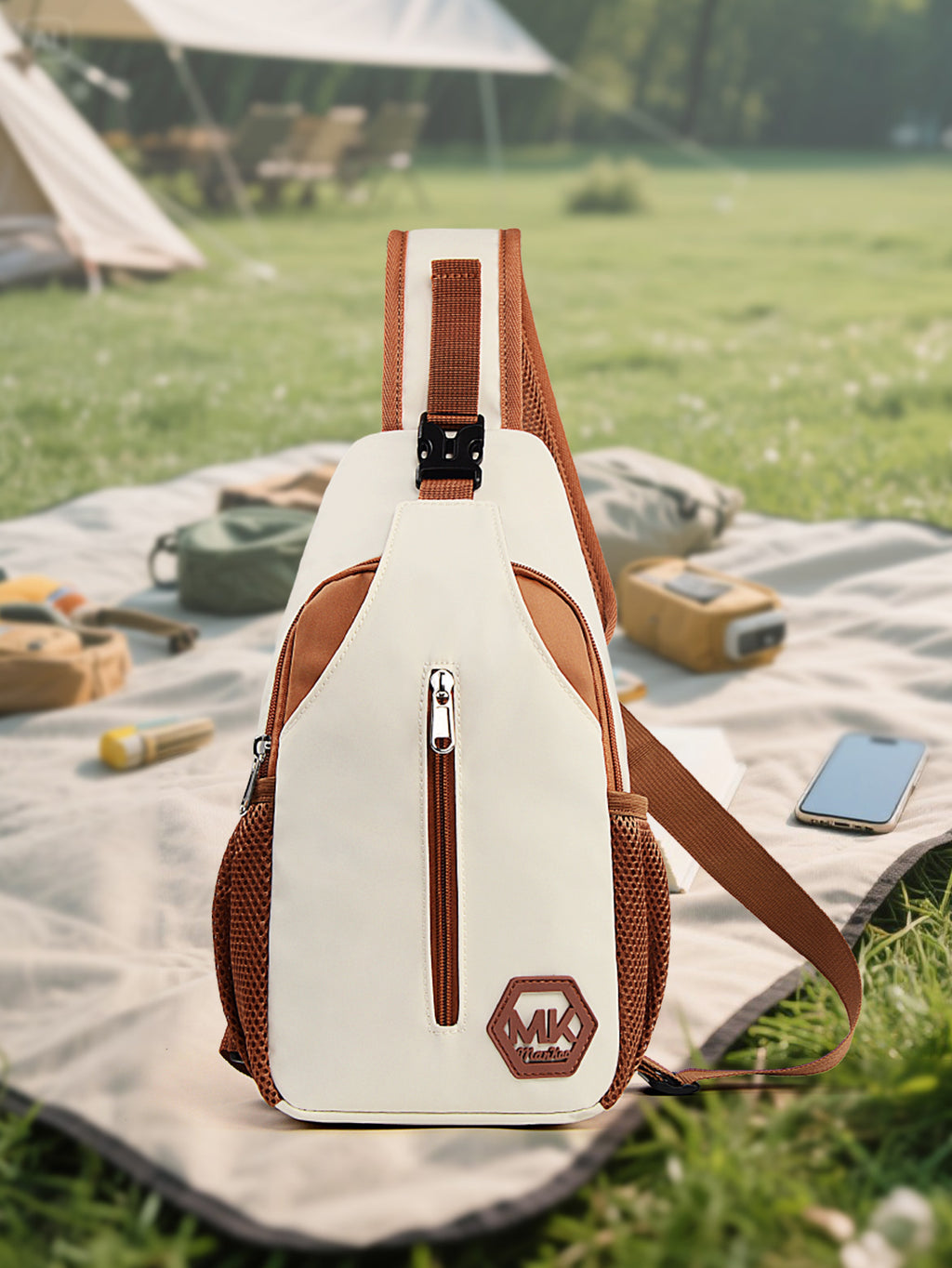 Sac Crossbody résistant à l'usure Sac à la mode de style coréen Outdoor Casual Chest Pack