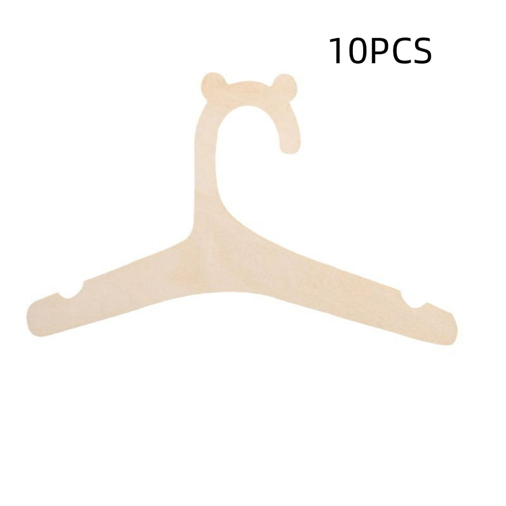 Ours en bois Enfants Enfants Vêtements de cintre Pantalons