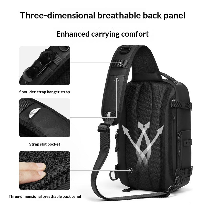 Sac à bandoulière tactique pour homme