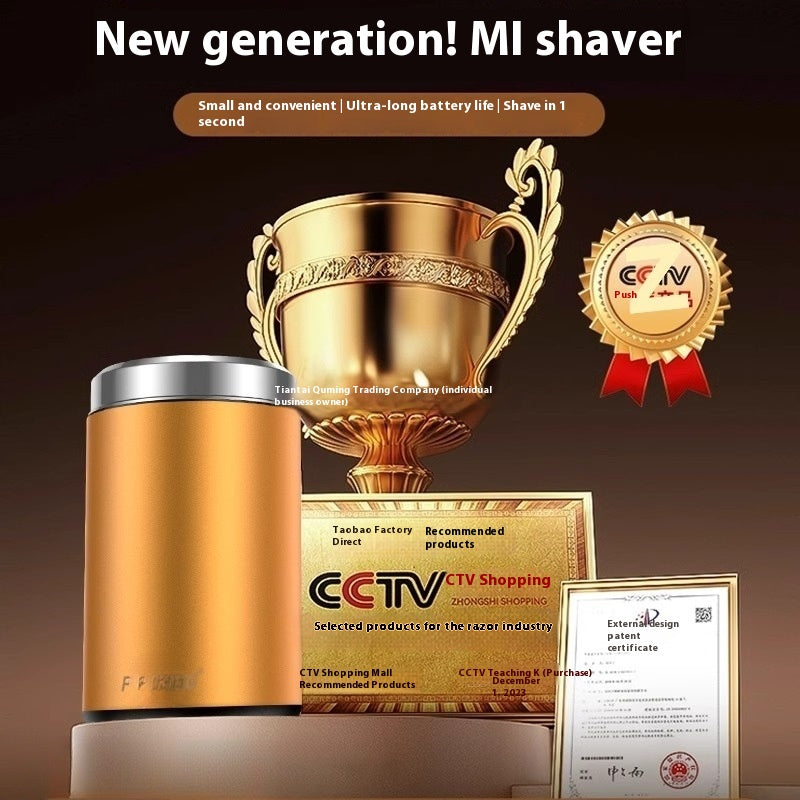 Mini Entièrement lavable Lame Portable Super Clean Rasoir Électrique Homme