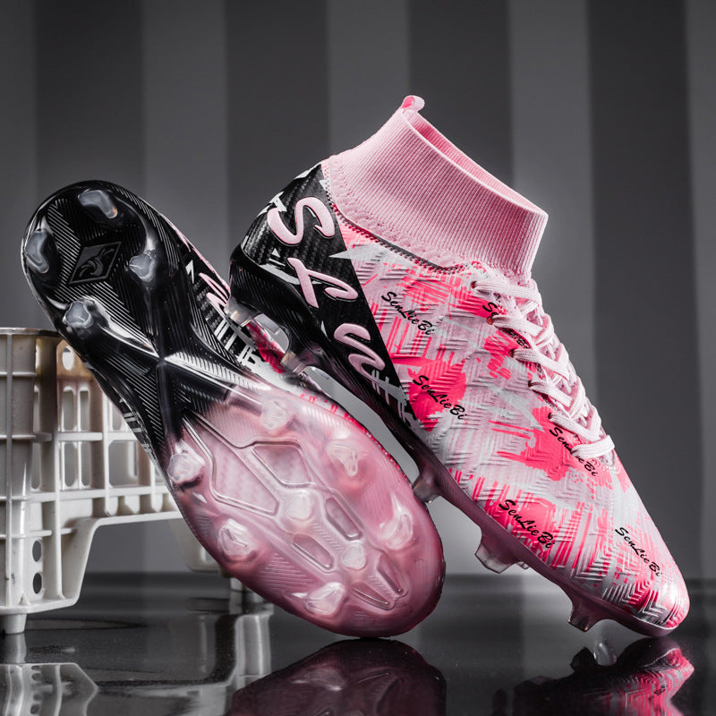 Chaussures de football haut de gamme pour adolescents et enfants