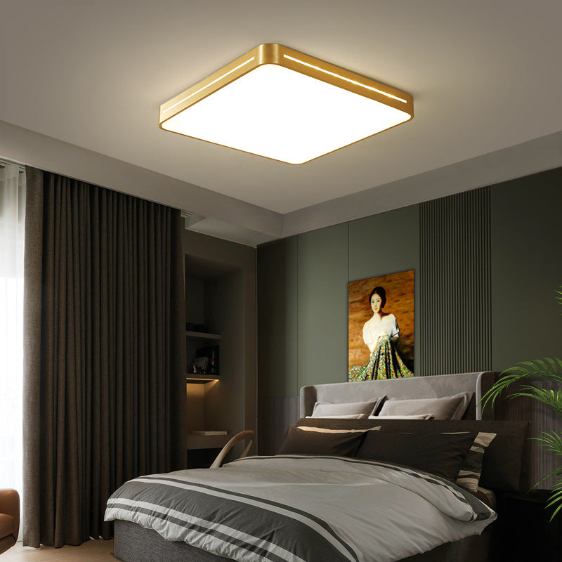 Luminaire de plafond à DEL tout cuivre à usage domestique simple