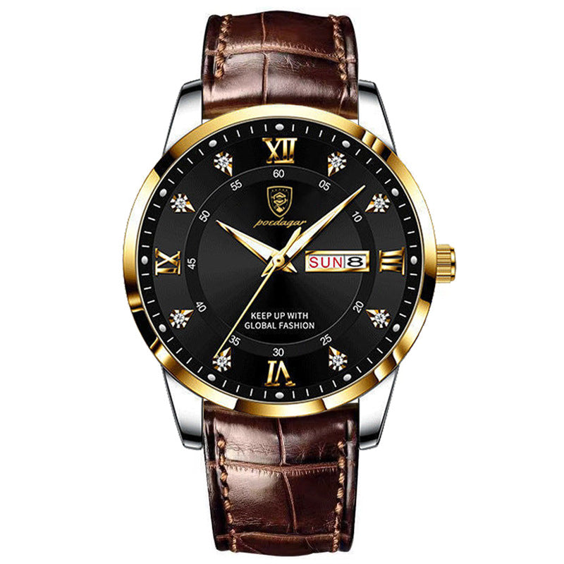 Montre Quartz ultra-mince pour hommes