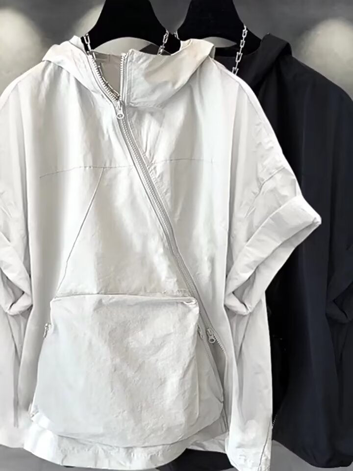 T-shirt à manches courtes à capuche design pour homme