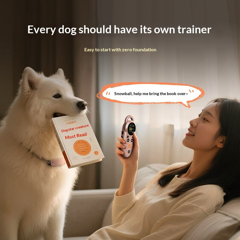 Dog training collar with remote control
