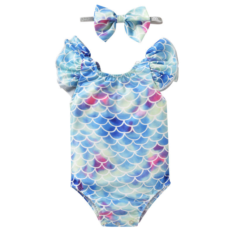 Bébé Échelle Maillot de bain unique Vêtements pour enfants
