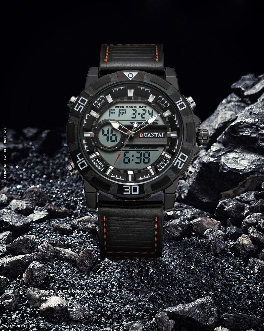Montre extérieure multi-doubles pour hommes