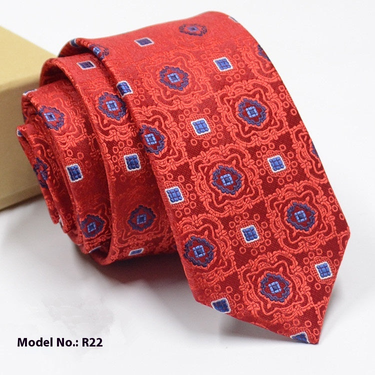 Mode Exquise Jacquard Tie Mariage Groom