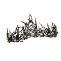 Mariée Mariée Robe de Grande Couronne Noire