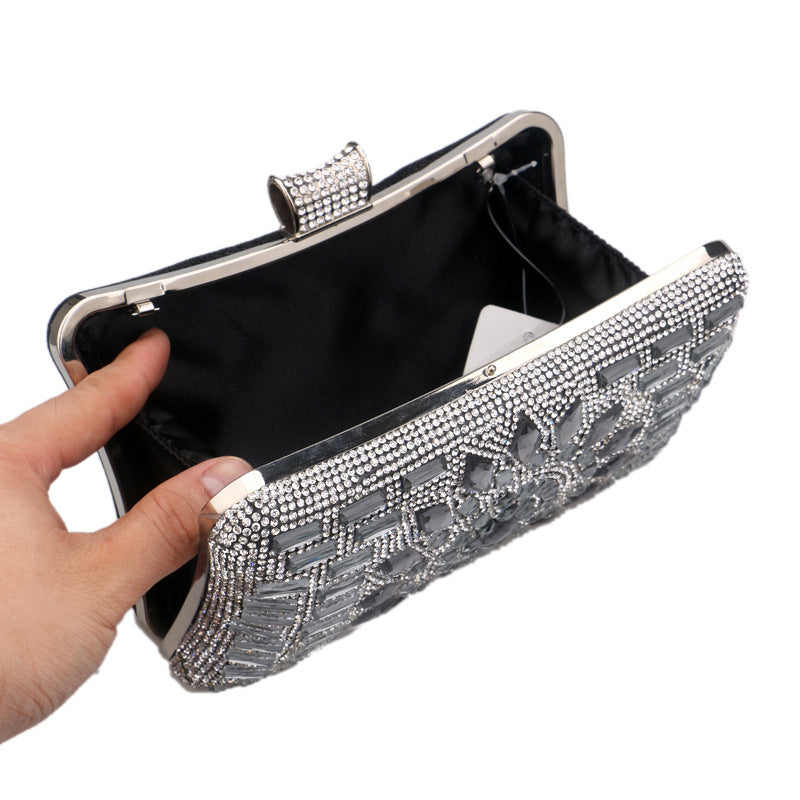 Sac de dîner en diamant de luxe Cheongsam pour femmes