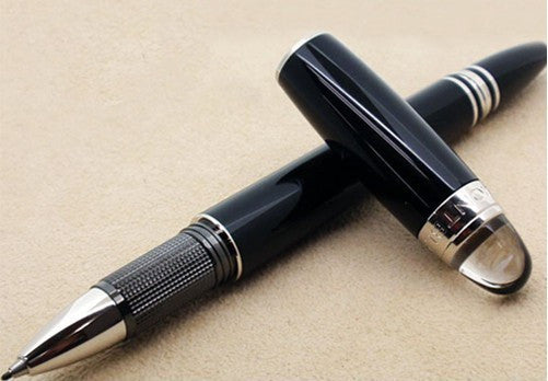 Interstellar cristal série tête métal Rollerball stylo à bille stylo de fontaine classique Carbo