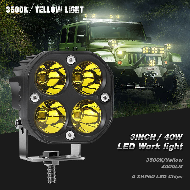 Projecteur carré LED hors route pour camion