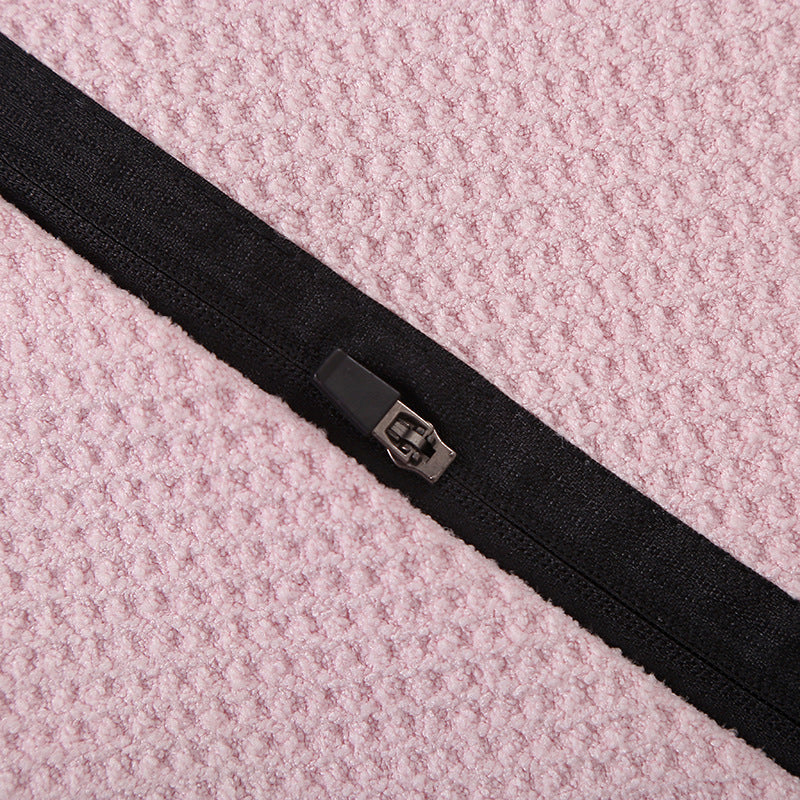 Microfibre ananas Zipper Sport serviette extérieur