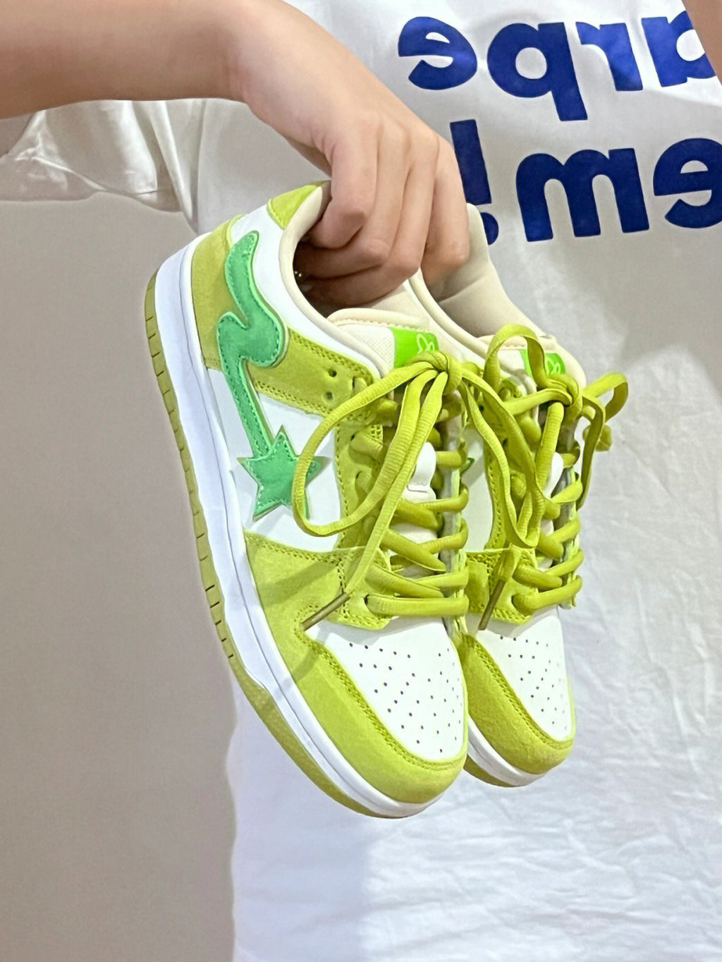 Apple Green Retro Sneakers Casual Platform Sneaker pour hommes