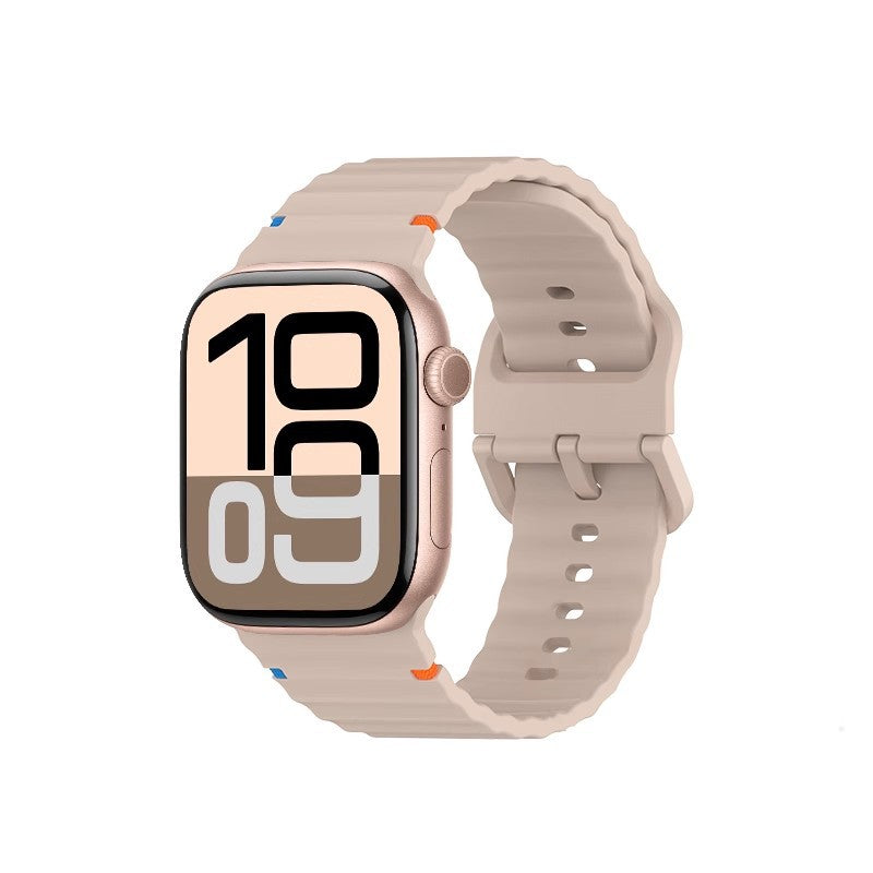 Wave Pattern Sports Silicone Strap Advanced