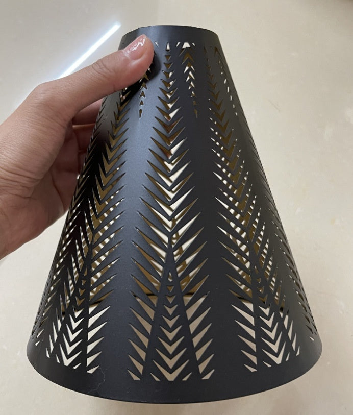 Iron Laser Engraving Square Round Lampshade Shell Accessoires