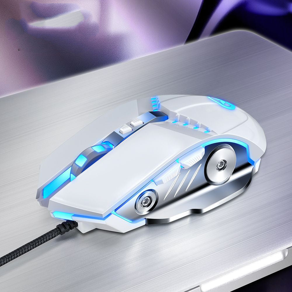 Jeu optique souris USB lumière silencieuse