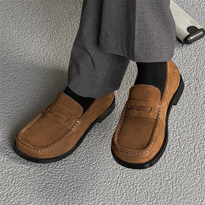 Mocassins vintage de style vieille pièce pour hommes