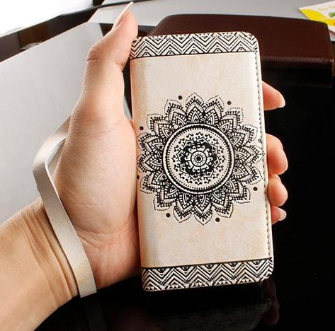 Compatible avec Mandala Flower Leather